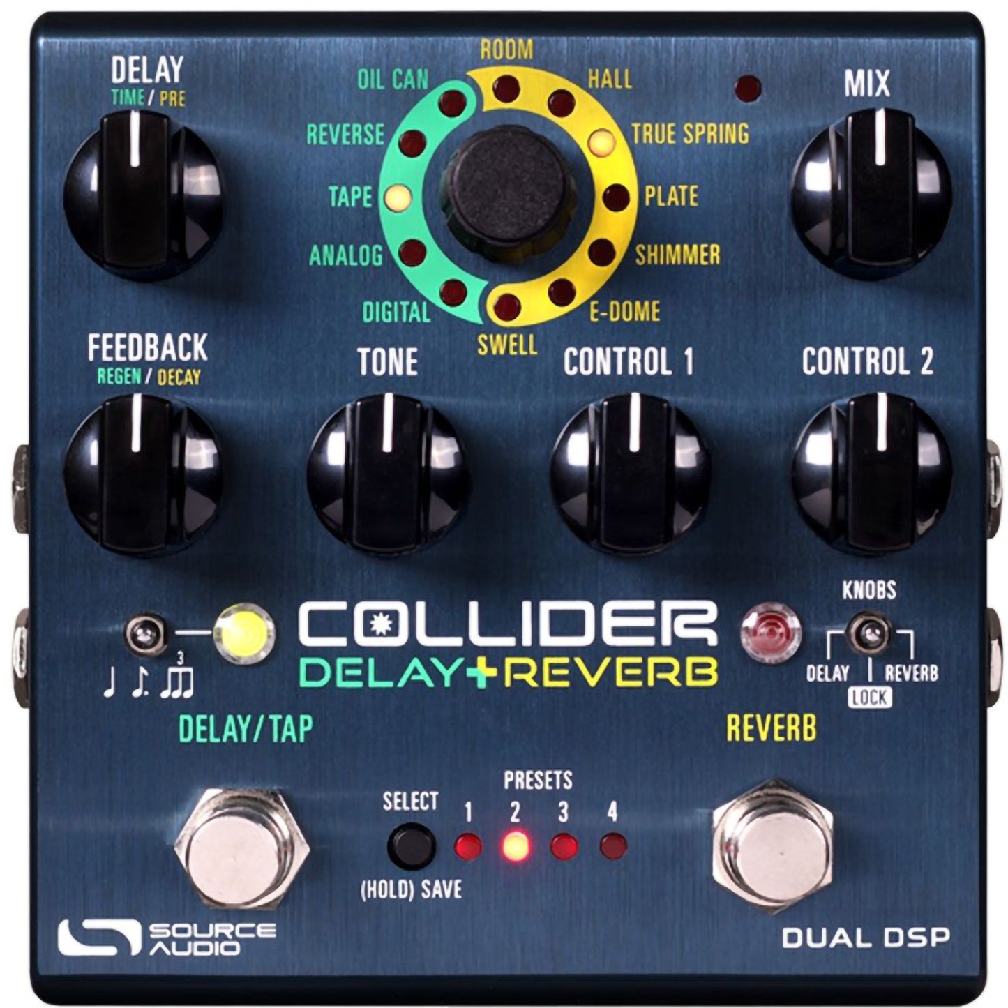 Source Audio SA263 Once Series Collider Stereo Delay + Reverb Pedal