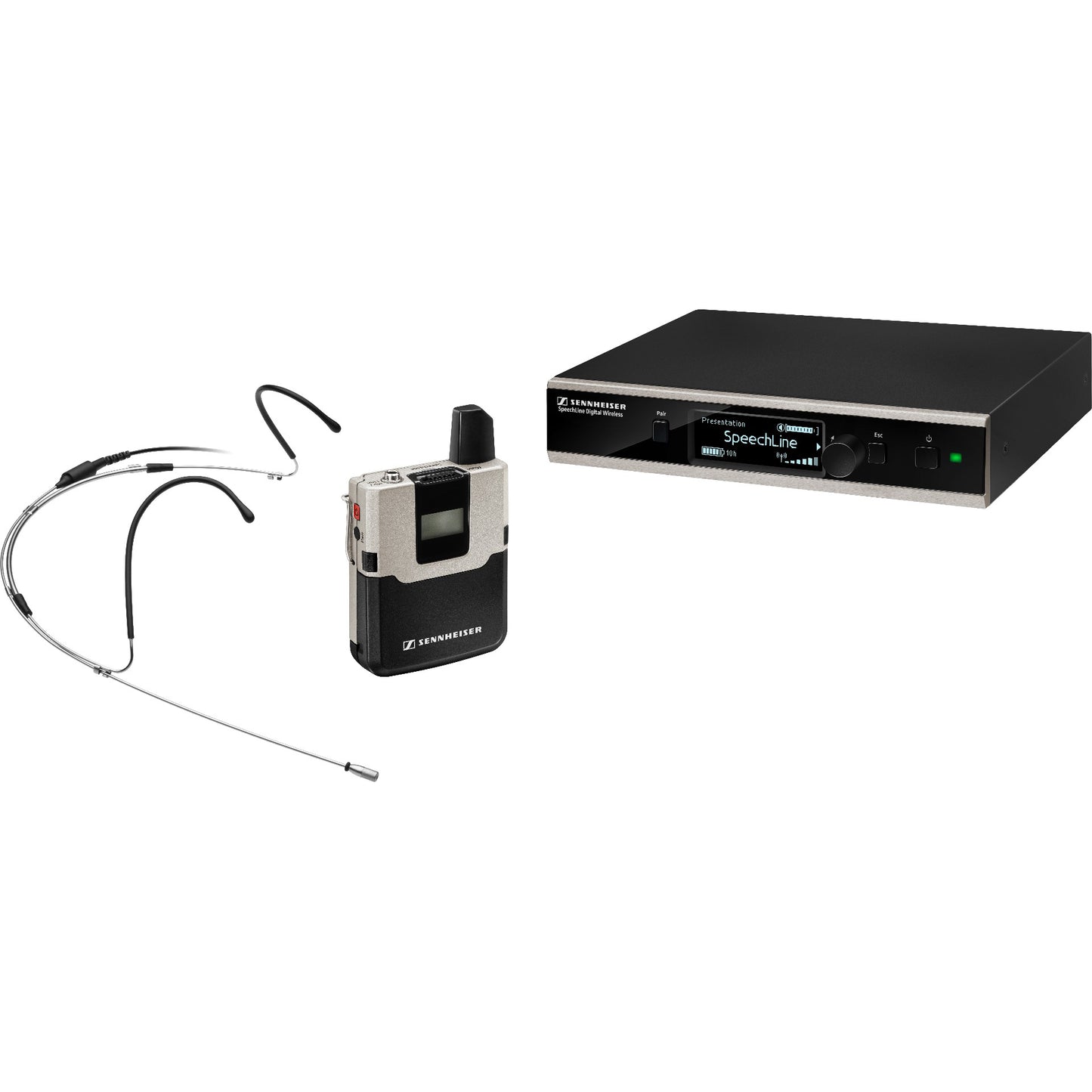 Sennheiser SL Headmic Set DW-4-US R SpeechLine Digital Wireless System