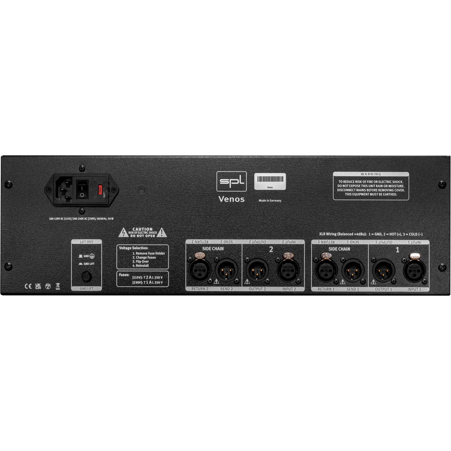 SPL Venos Stereo Bus Compressor - Black