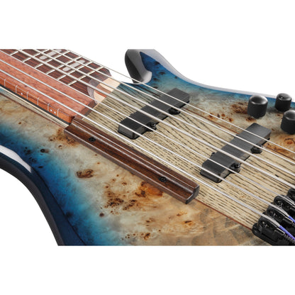 Ibanez SR Bass Workshop 7-String Electric Bass in Cosmic Blue Starburst