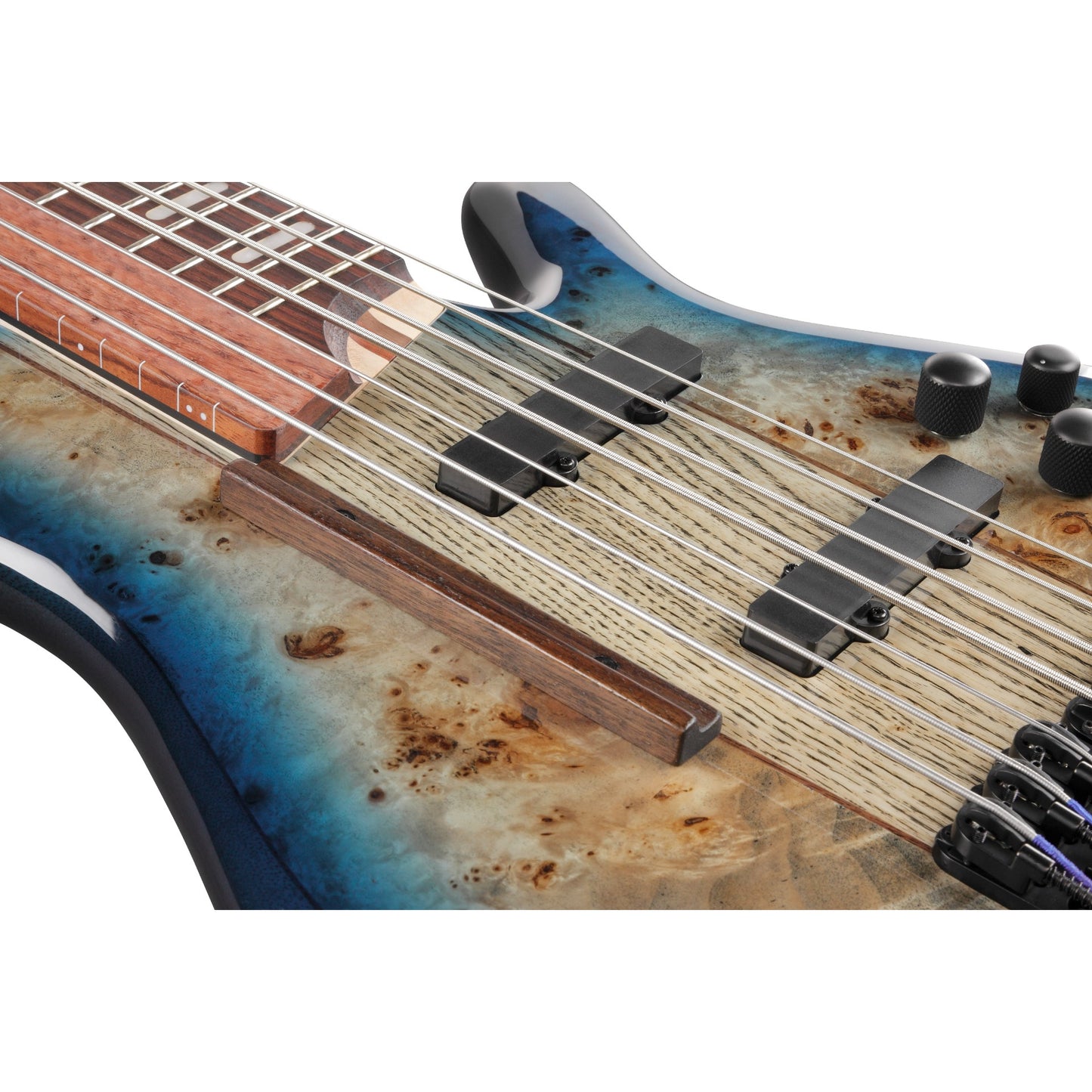 Ibanez SR Bass Workshop 7-String Electric Bass in Cosmic Blue Starburst