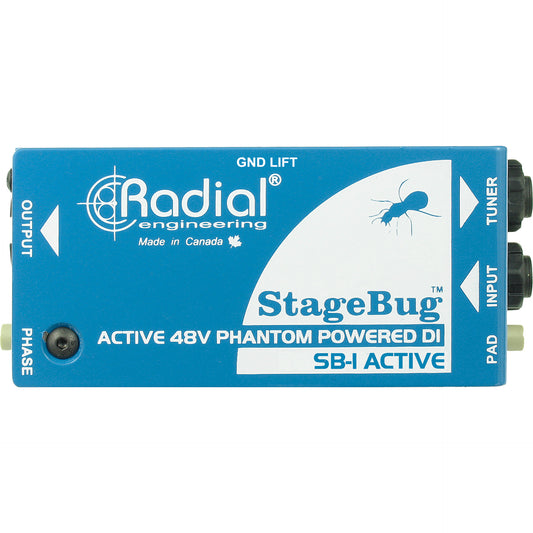 Radial SB-1 StageBug Acoustic Active Direct Box for Acoustic Guitar
