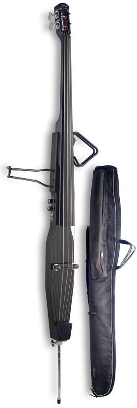 Stagg EDB-3/4BK Electric Upright Bass Black w/ Bag