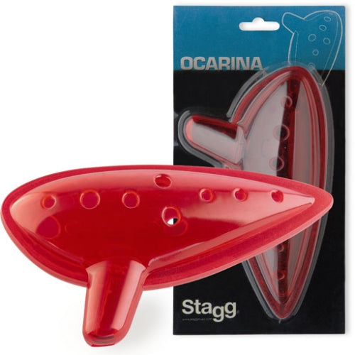 Stagg OCA-PLRD Plastic Ocarina Red