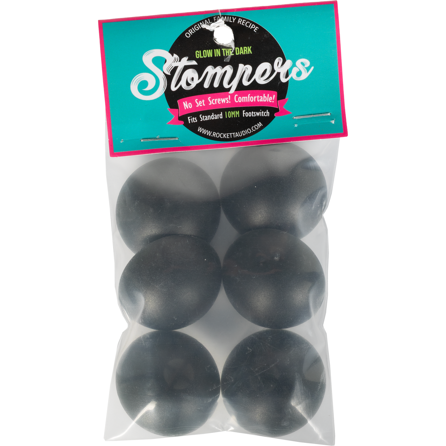 J Rockett Stompers Pedal Footswitch Cover - Black