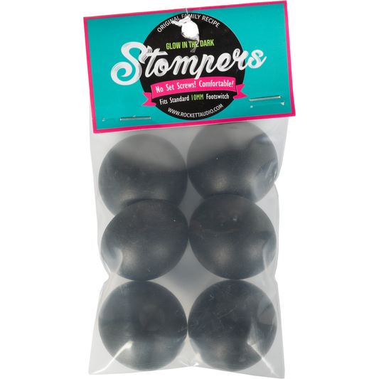 J Rockett Stompers Pedal Footswitch Cover - Black