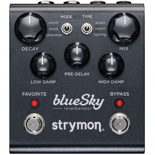 Strymon BlueSky Reverberator Pedal Midnight Edition