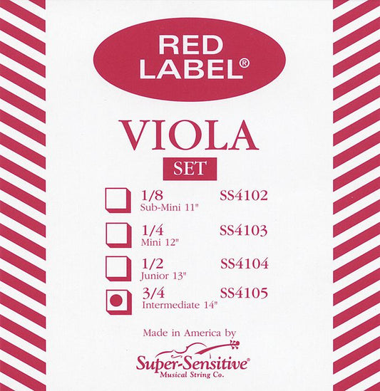 Super Sensitive SS4105 Medium Viola Set Intermediate 14"