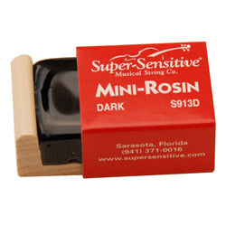 Super Sensitive SS913D Mini Dark Rosin for Violin, Viola & Cello