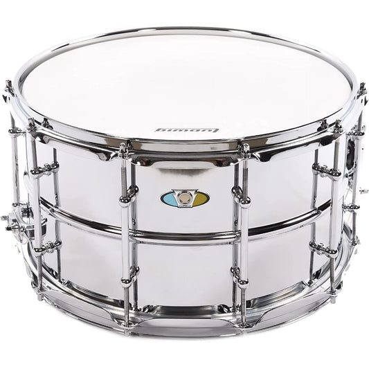 Ludwig Supralite 8x14 Snare Drum - Chrome Hardware
