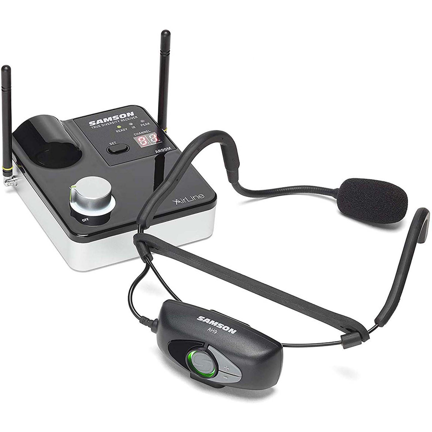 Samson AirLine 99m AH9 Wireless UHF Fitness Headset System (K: 470 to 494 MHz)