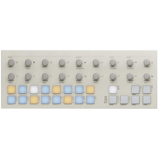 Torso Electronics T-1 16-Track Algorithmic Desktop Sequencer - White