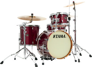Tama VK48JVBG Silverstar Series 4 Piece Drumset in Vintage Burgundy Sparkle VK48JVBG