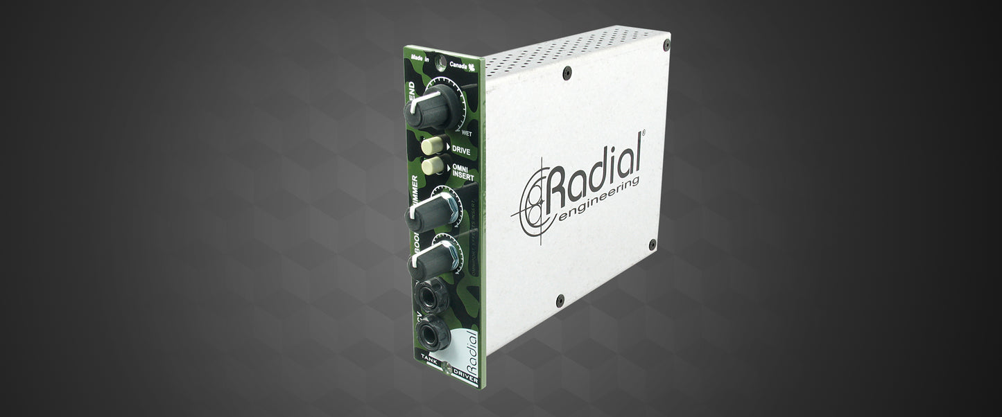 Radial TankDriver 500-Series Module for Spring Reverbs