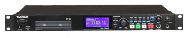 Tascam SS-R200 Single Rackspace Solid State Recorder