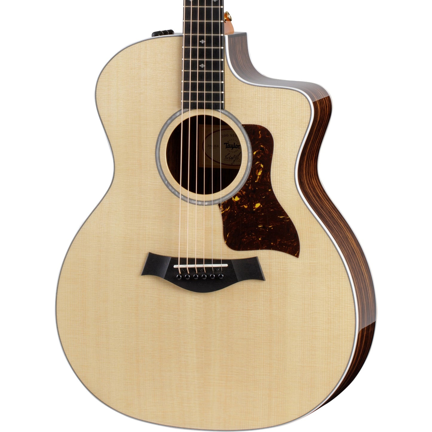 Taylor 214ce DLX Grand Auditorium Acoustic Electric Guitar w/ Case