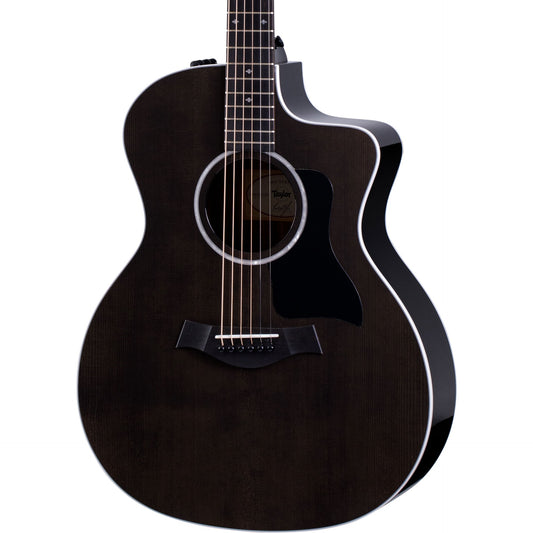 Taylor 214CE DLX LTD Acoustic Electric Guitar in Trans Grey