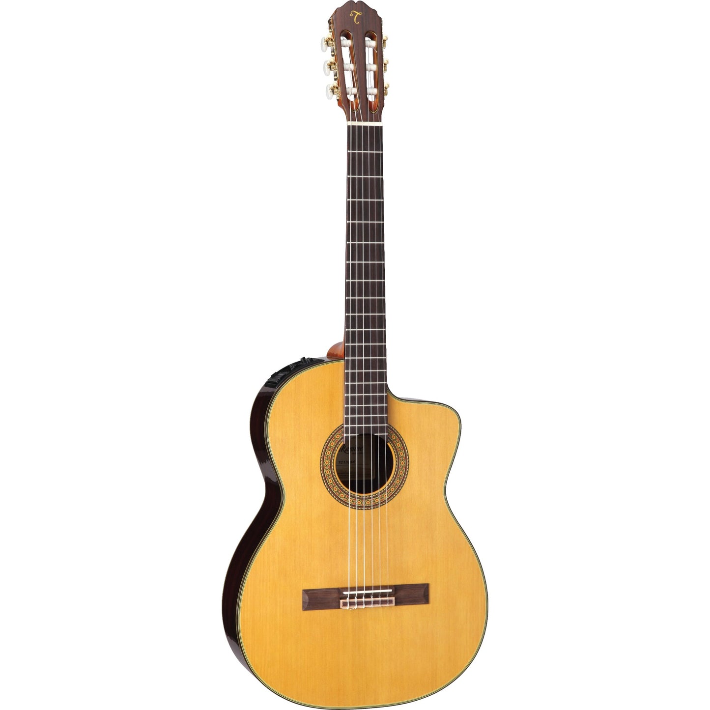 Takamine TC132SC Acoustic Electric Classical Guitar, Natural w/ Case