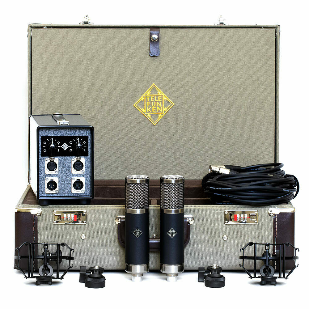 Telefunken TF47 Three-Pattern Large Diaphragm Microphone Stereo Set