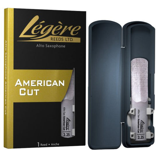 Legere Alto Saxophone Reed ASA2.25, American Cut, 2.25