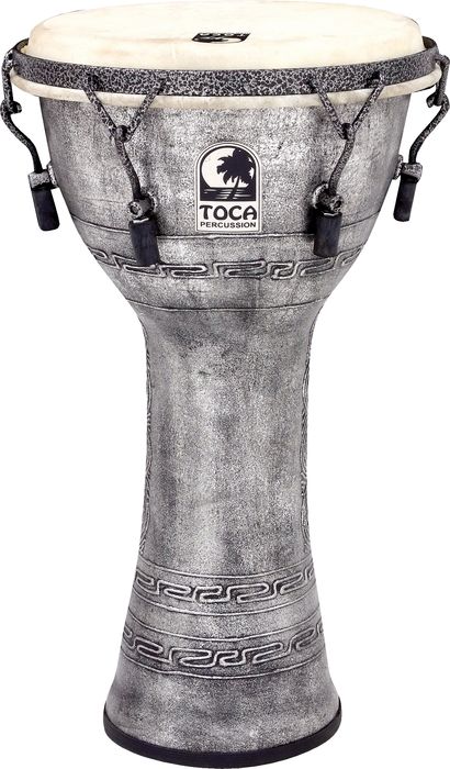 Toca SFDMX10AS Freestyle Series 10" Djembe in Antique Silver