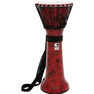 Toca SFKD12R Freestyle Klong Yao Drum in Red Marble Finish