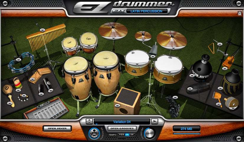 Toontrack Latin Percussion EZX Expansion for EZ Drummer