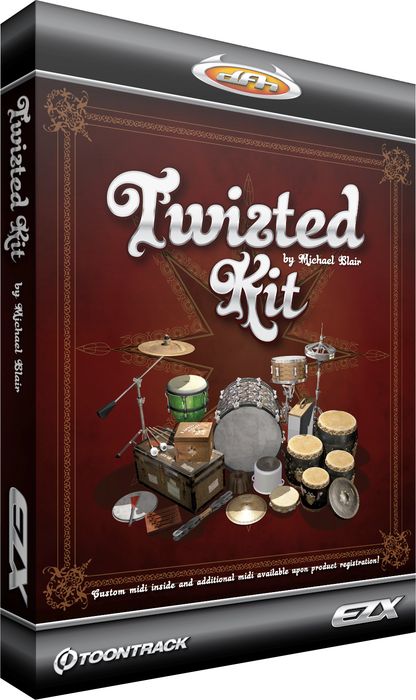 Toontrack Twisted Kit EZX Expansion for EZ Drummer