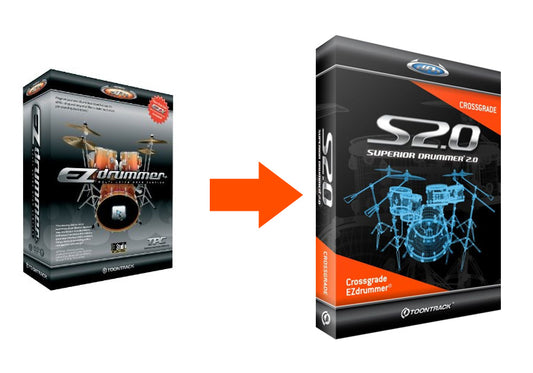 Toontrack TT118 EZ Drummer to Superior Drummer 2.0 Crossgrade