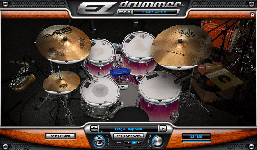 Toontrack Funk Masters EZX Expansion for EZ Drummer