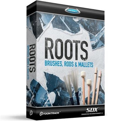 Toontrack TT158 Roots SDX Brushes, Rods, Mallets