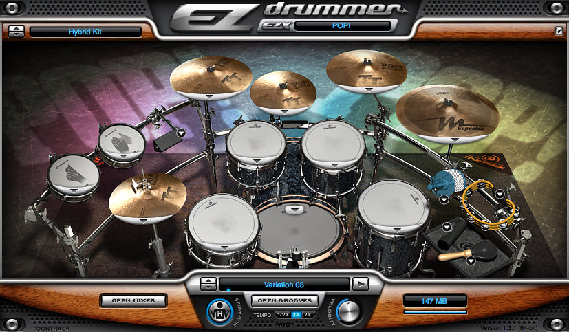 Toontrack Pop EZX Expansion for EZ Drummer