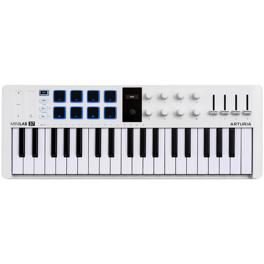 Arturia Minilab 37 MK3 Midi Controller - White