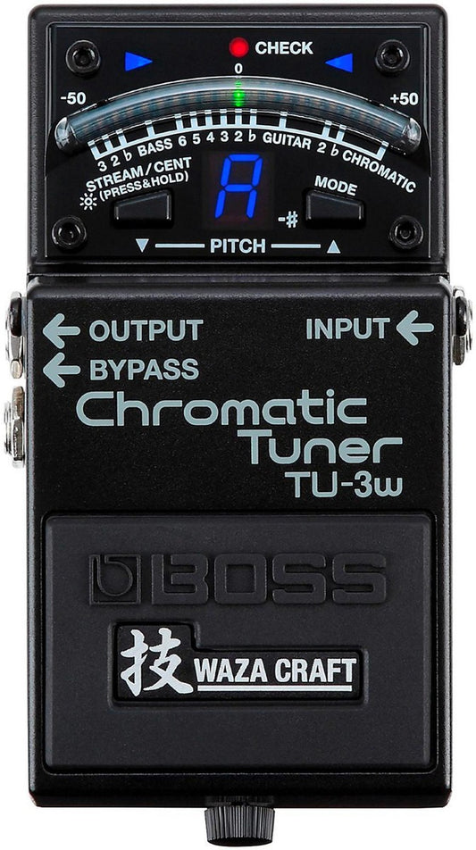 BOSS TU-3W Waza Craft Chromatic Tuner Pedal