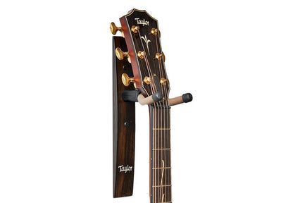 Taylor Guitar Wall Hanger - Ebony, Acrylic Logo Inlay