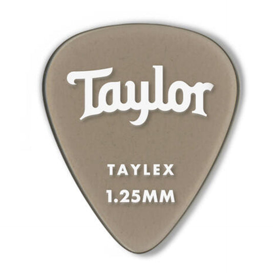 Taylor 70714 Taylex Picks 351-1.25mm Smoke Grey - 6 pc