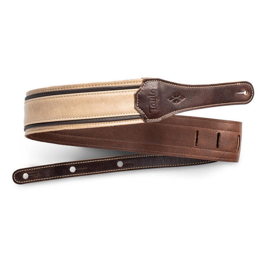 Taylor Reflections Strap, Light Spruce/Ebony, 2.5"