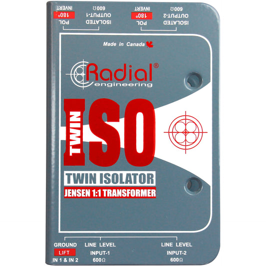 Radial Twin ISO 2-Channel Balanced Line Isolator