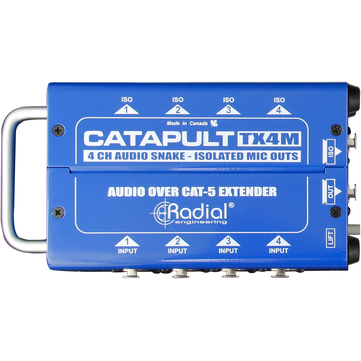 Radial%20Engineering%20Catapult%20TX4M%20Cat5%20Audio%20Receiver%20(4x4%20Mic%20In%2FOut)