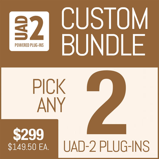 Universal Audio Plug-in Package With Your Selection of 2 UAD Plug-Ins