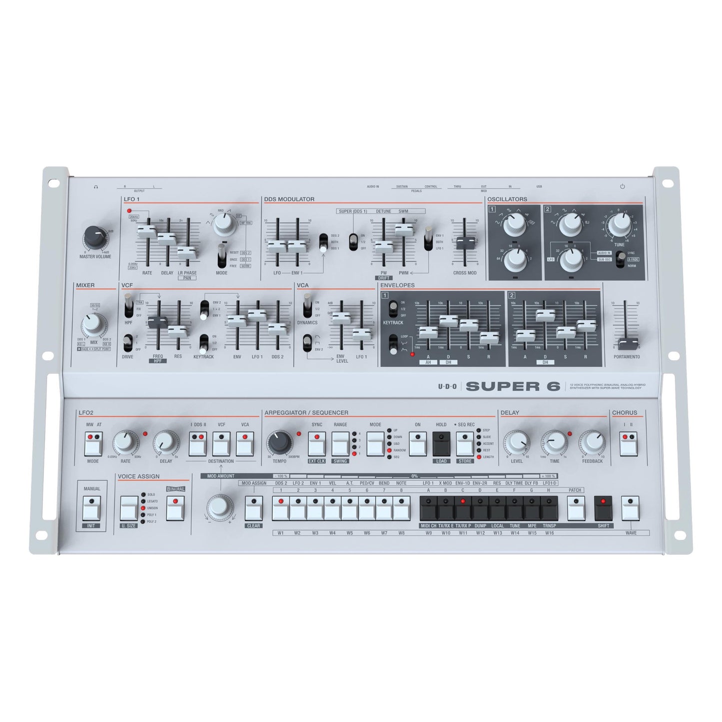 UDO Audio Super 6 Polyphonic Desktop Synthesizer
