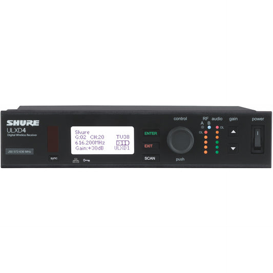 Shure ULXD4 Digital Wireless Receiver, G50 Band