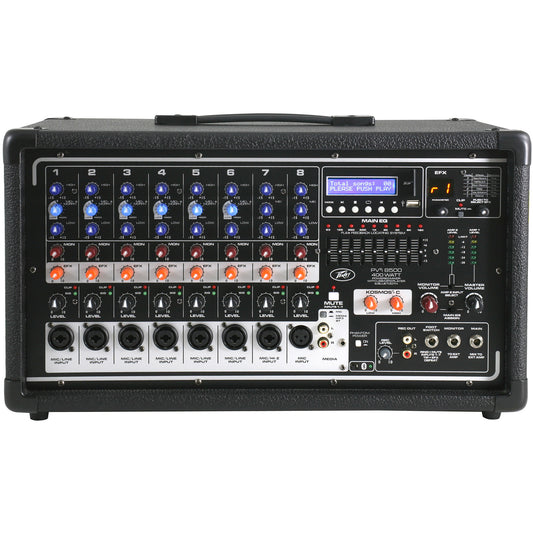 Peavey PVI8500 8-Channel 400-Watt Powered Mixer
