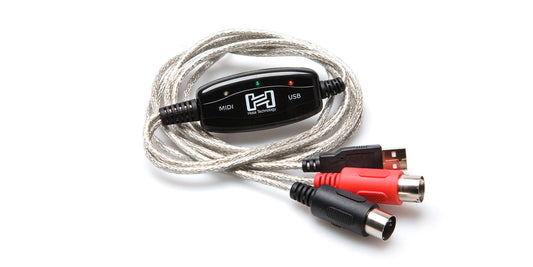 Hosa Technology Tracklink MIDI to USB Interface - 6 Ft