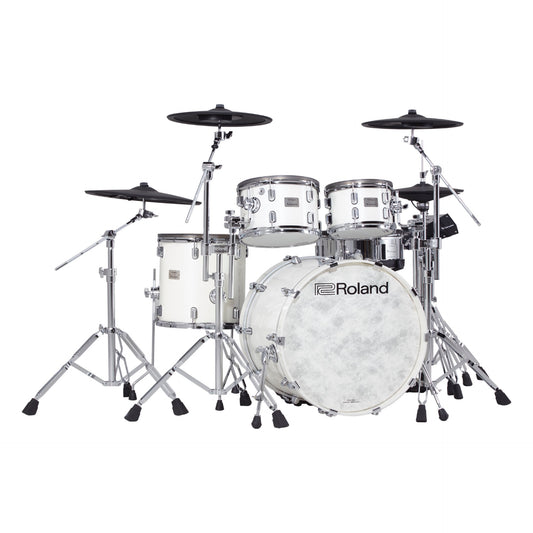 Roland V-Drums Acoustic Design 706 Kit - Pearl White Finish