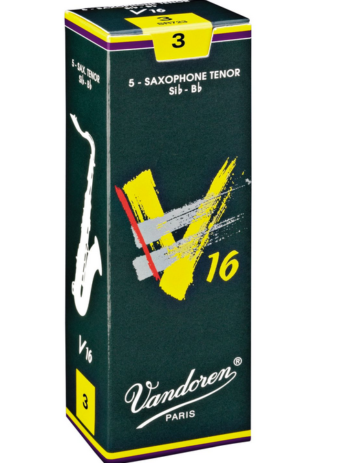 5-Pack of Vandoren 3 Tenor Saxophone V16 Reeds
