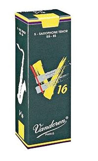 5 Pack of Vandoren 5 Tenor Saxophone V16 Reeds
