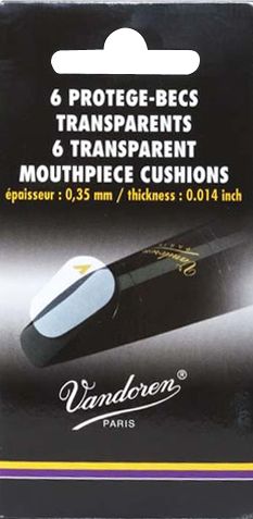Vandoren VMC6 6 Thin Clear Mouthpiece Cushions