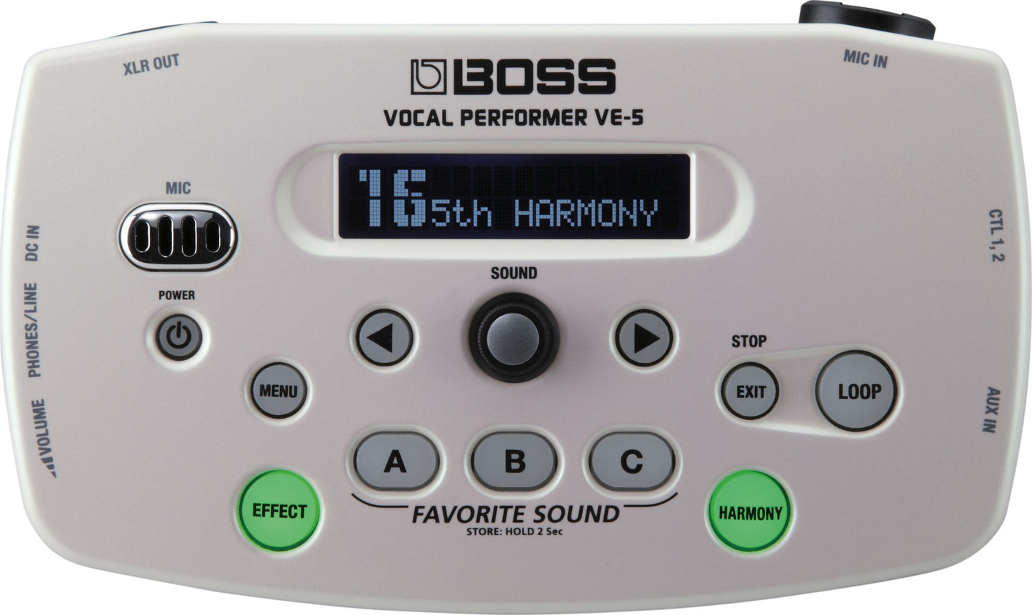Boss VE-5 White Vocal Effects Processor