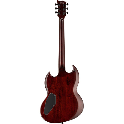 ESP LTD Viper-256 Electric Guitar, Dark Brown Sunburst